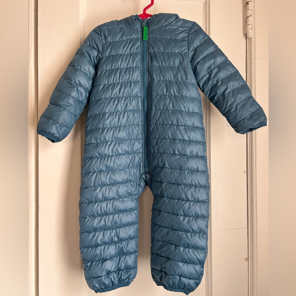 Primary Baby Lightweight Puffer Suit 6-12m